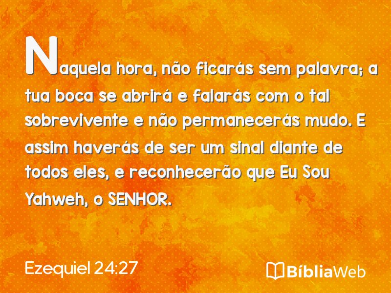 Ezequiel 24:27 em imagem para compartilhar