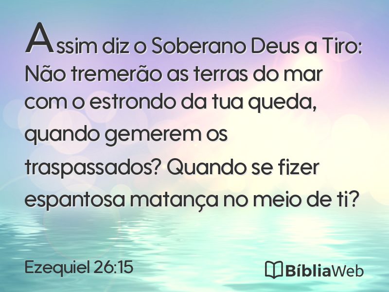 Ezequiel 26:15 em imagem para compartilhar