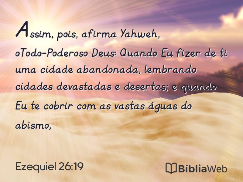 Ezequiel 26:19 em imagem para compartilhar