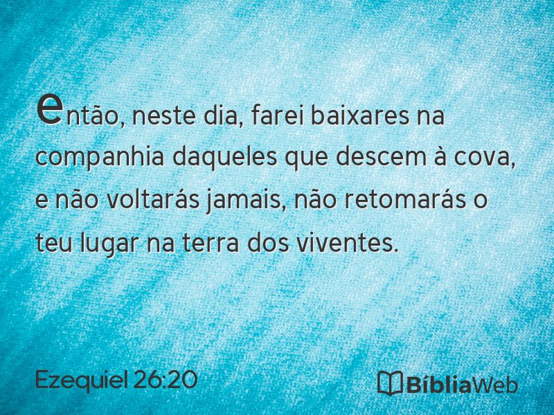 Ezequiel 26:20 em imagem para compartilhar
