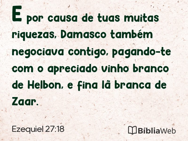 Ezequiel 27:18 em imagem para compartilhar