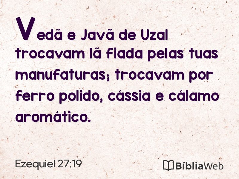 Ezequiel 27:19 em imagem para compartilhar