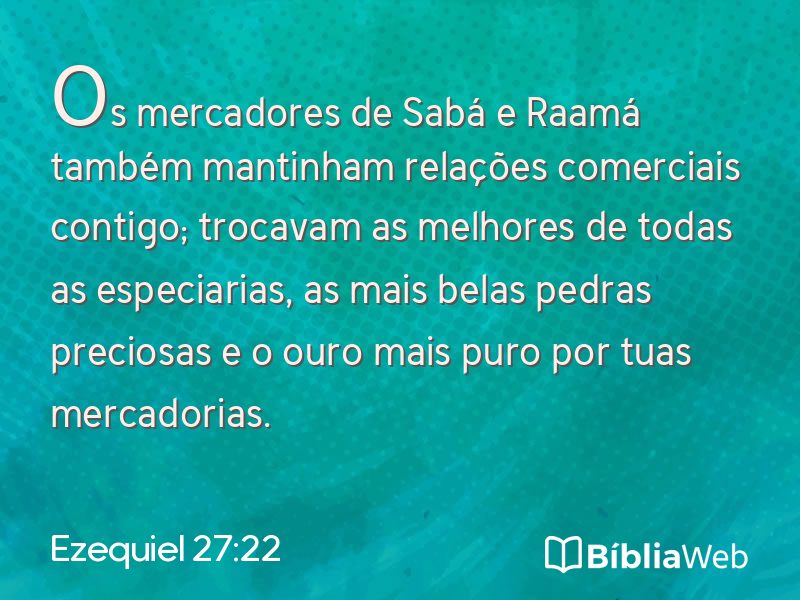 Ezequiel 27:22 em imagem para compartilhar