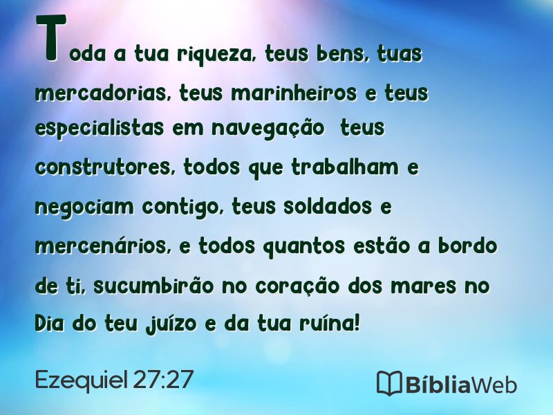 Ezequiel 27:27 em imagem para compartilhar