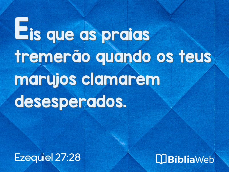 Ezequiel 27:28 em imagem para compartilhar