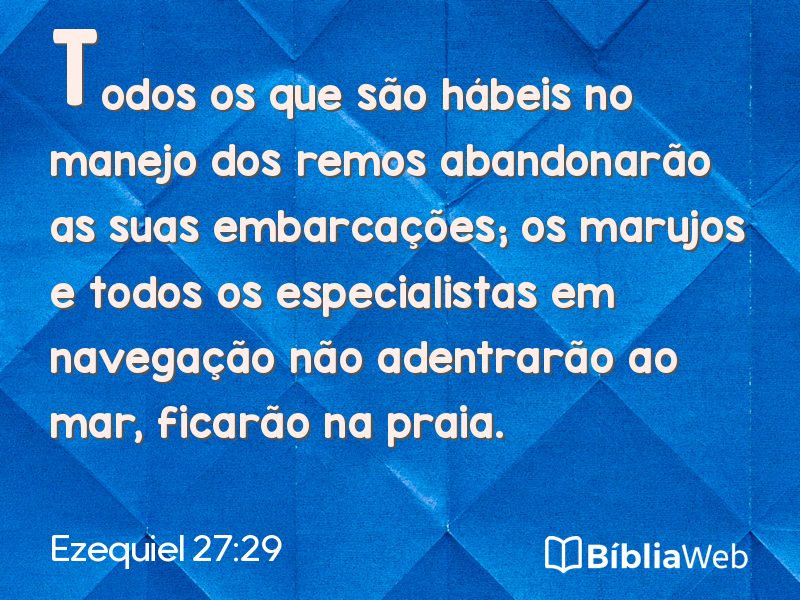 Ezequiel 27:29 em imagem para compartilhar