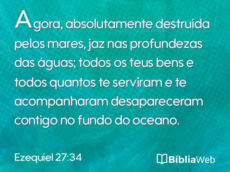 Ezequiel 27:34 em imagem para compartilhar