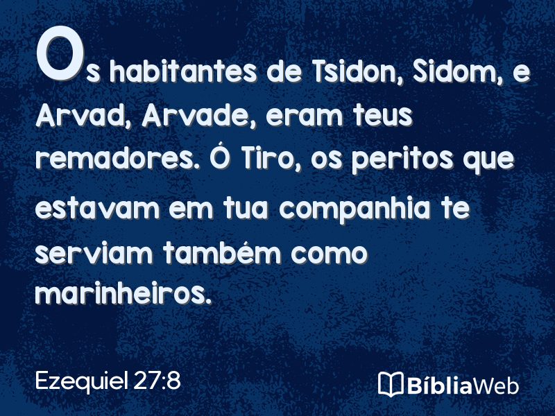Ezequiel 27:8 em imagem para compartilhar