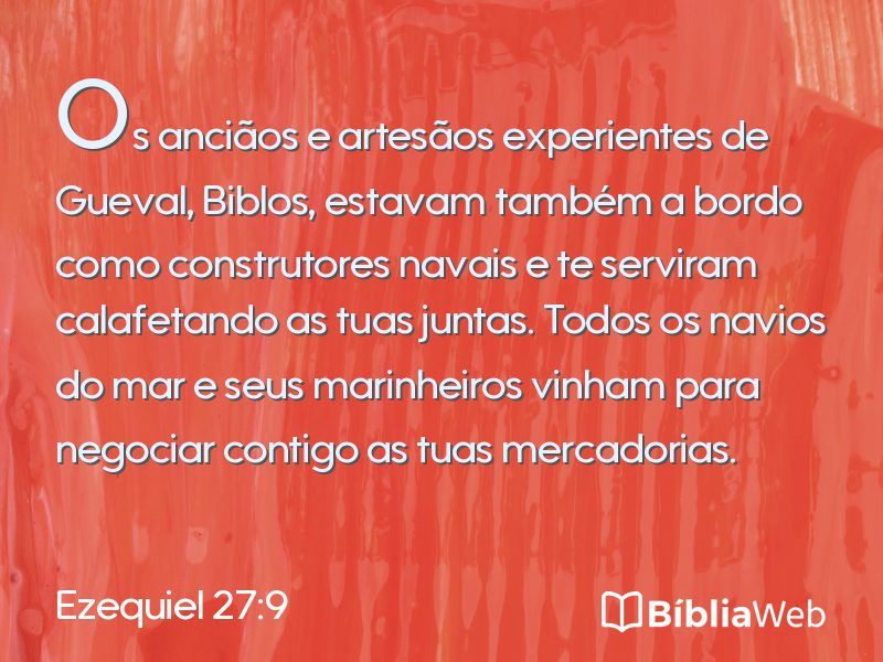 Ezequiel 27:9 em imagem para compartilhar