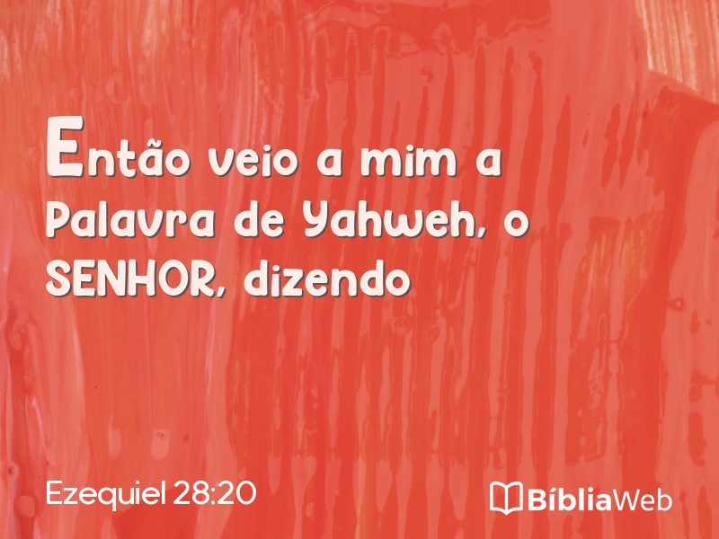 Ezequiel 28:20 em imagem para compartilhar