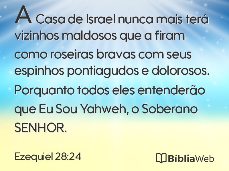 Ezequiel 28:24 em imagem para compartilhar