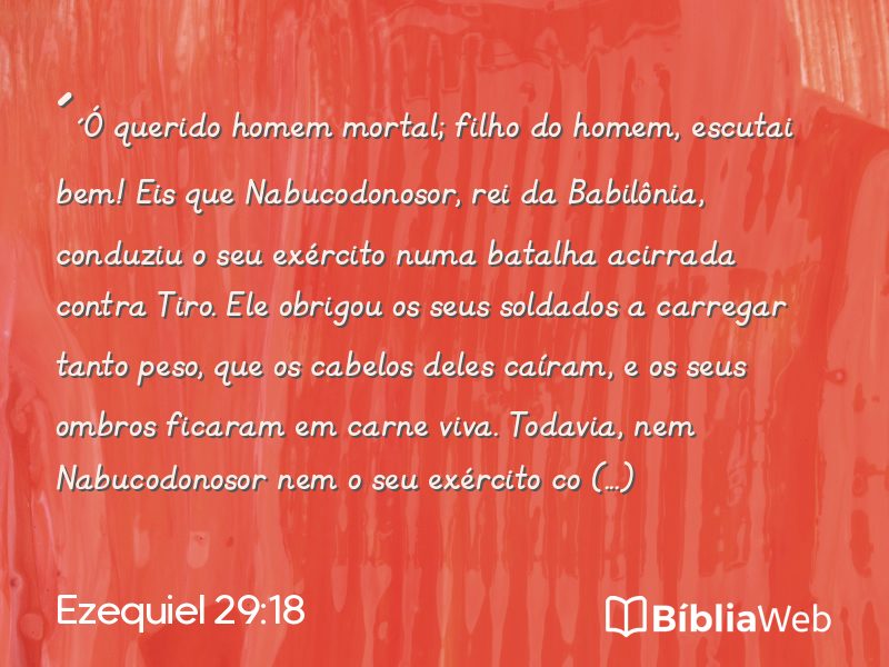 Ezequiel 29:18 em imagem para compartilhar