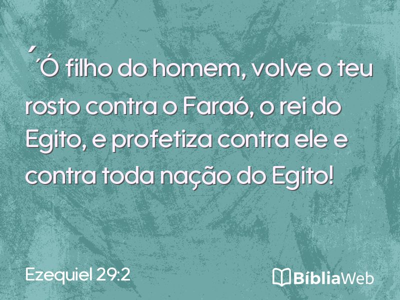 Ezequiel 29:2 em imagem para compartilhar