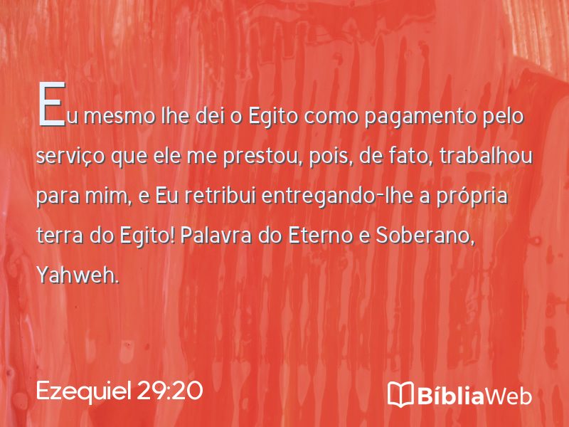 Ezequiel 29:20 em imagem para compartilhar