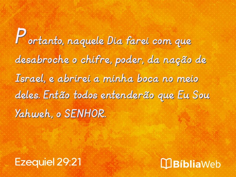 Ezequiel 29:21 em imagem para compartilhar