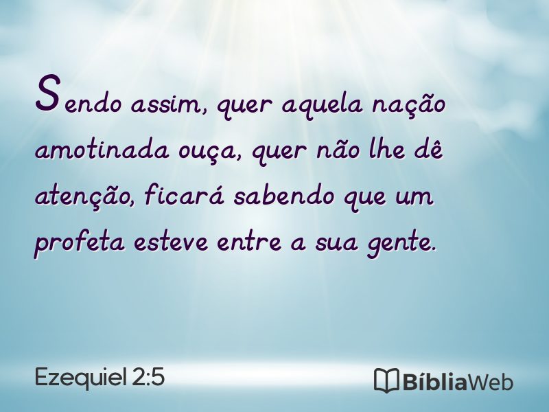 Ezequiel 2:5 em imagem para compartilhar
