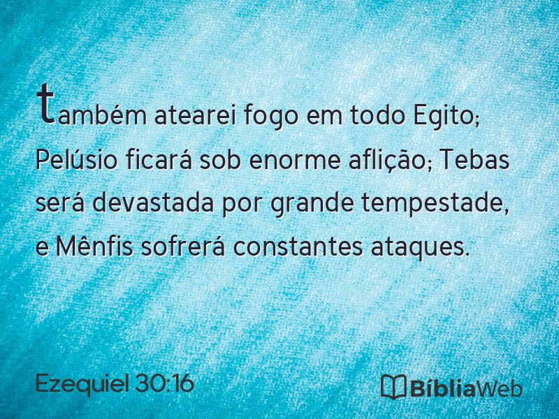 Ezequiel 30:16 em imagem para compartilhar