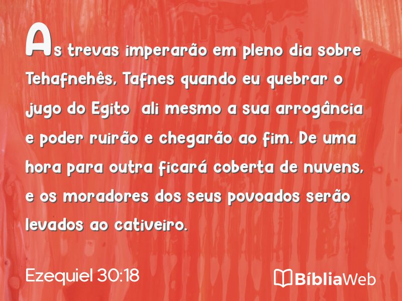 Ezequiel 30:18 em imagem para compartilhar