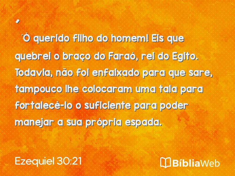 Ezequiel 30:21 em imagem para compartilhar