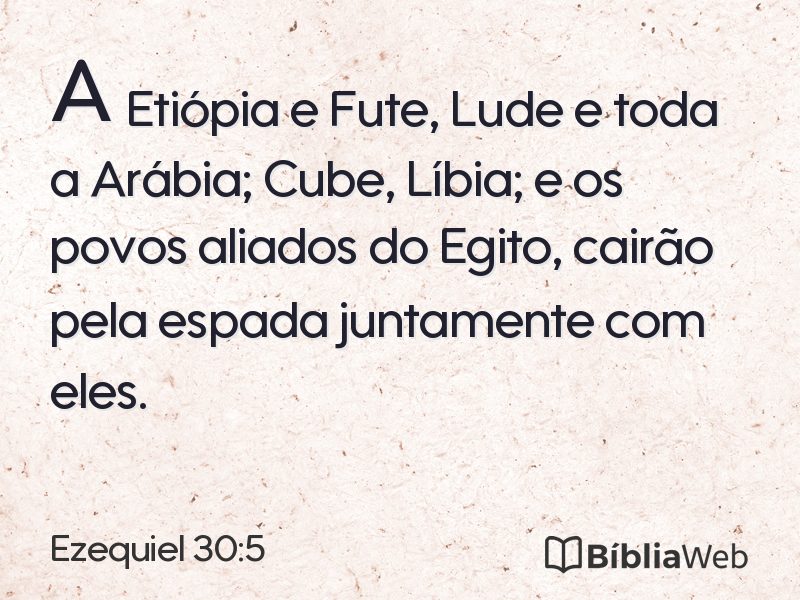 Ezequiel 30:5 em imagem para compartilhar