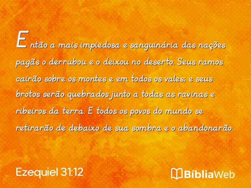 Ezequiel 31:12 em imagem para compartilhar
