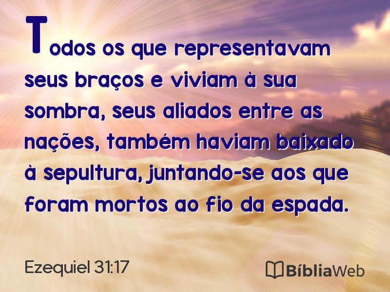 Ezequiel 31:17 em imagem para compartilhar
