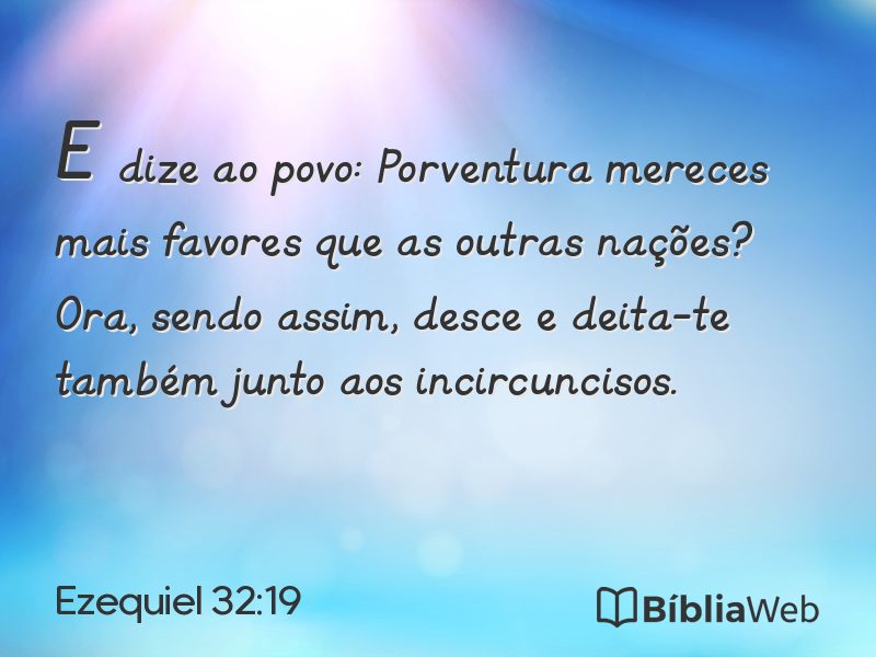 Ezequiel 32:19 em imagem para compartilhar