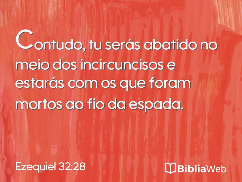 Ezequiel 32:28 em imagem para compartilhar