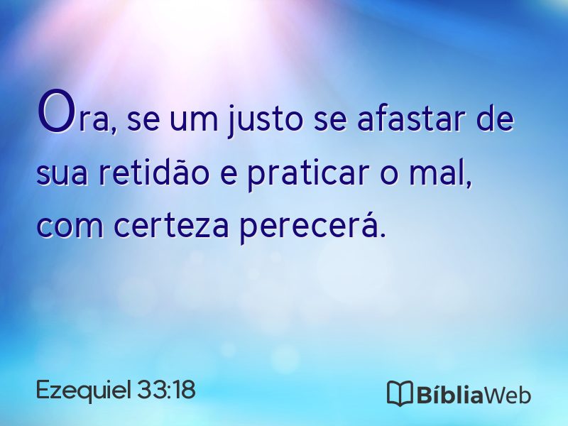 Ezequiel 33:18 em imagem para compartilhar