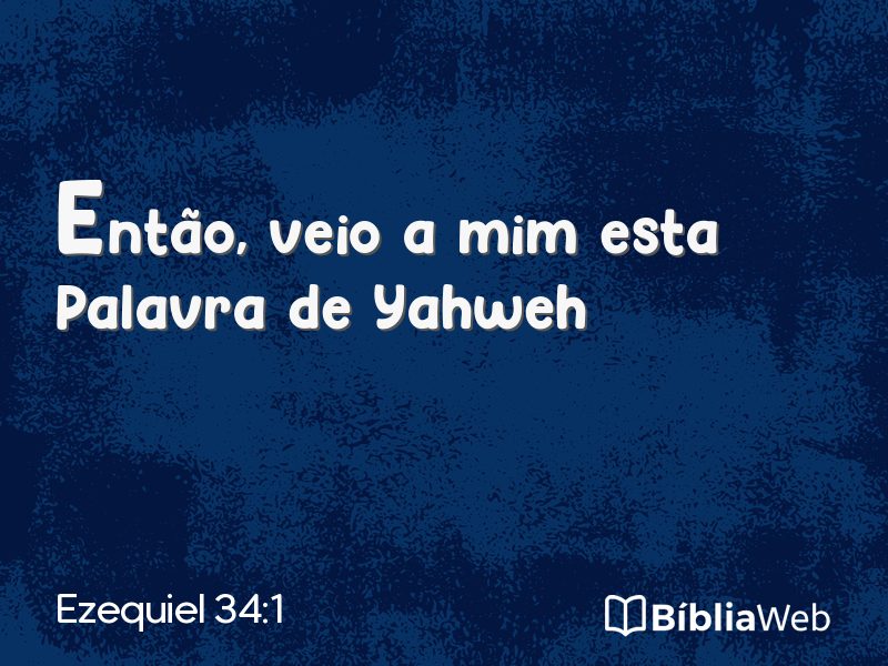 Ezequiel 34:1 em imagem para compartilhar