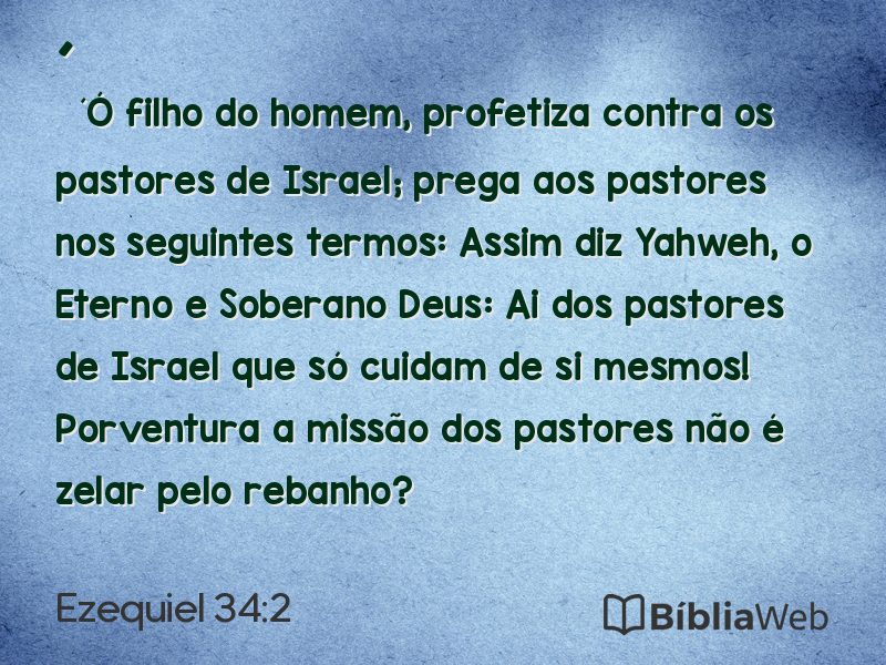 Ezequiel 34:2 em imagem para compartilhar