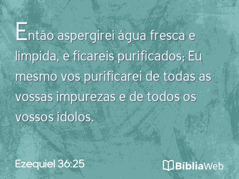 Ezequiel 36:25 em imagem para compartilhar