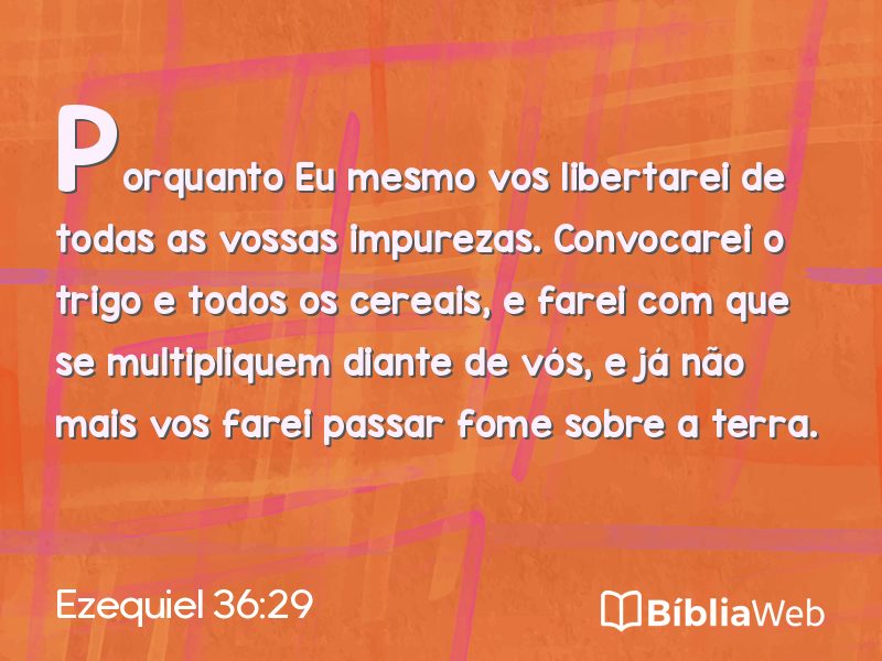 Ezequiel 36:29 em imagem para compartilhar