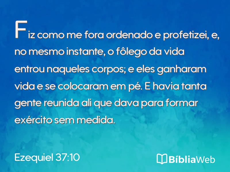 Ezequiel 37:10 em imagem para compartilhar