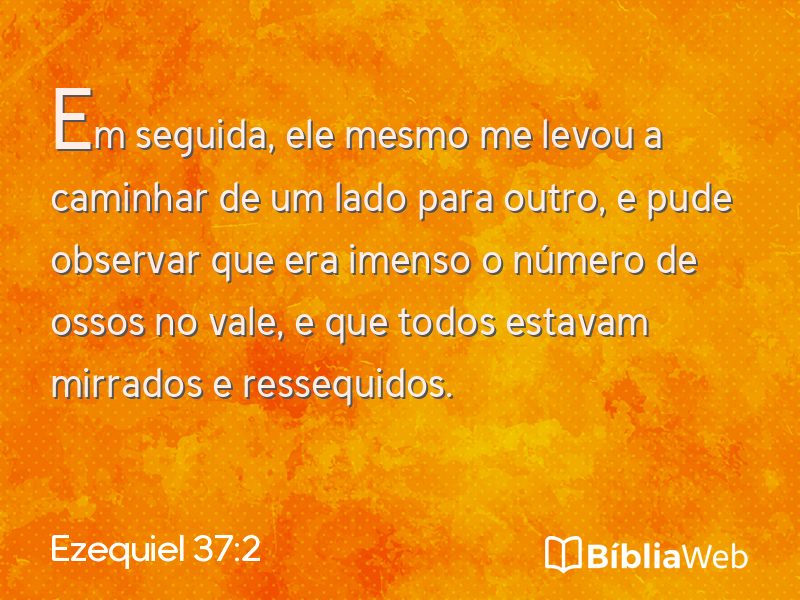 Ezequiel 37:2 em imagem para compartilhar