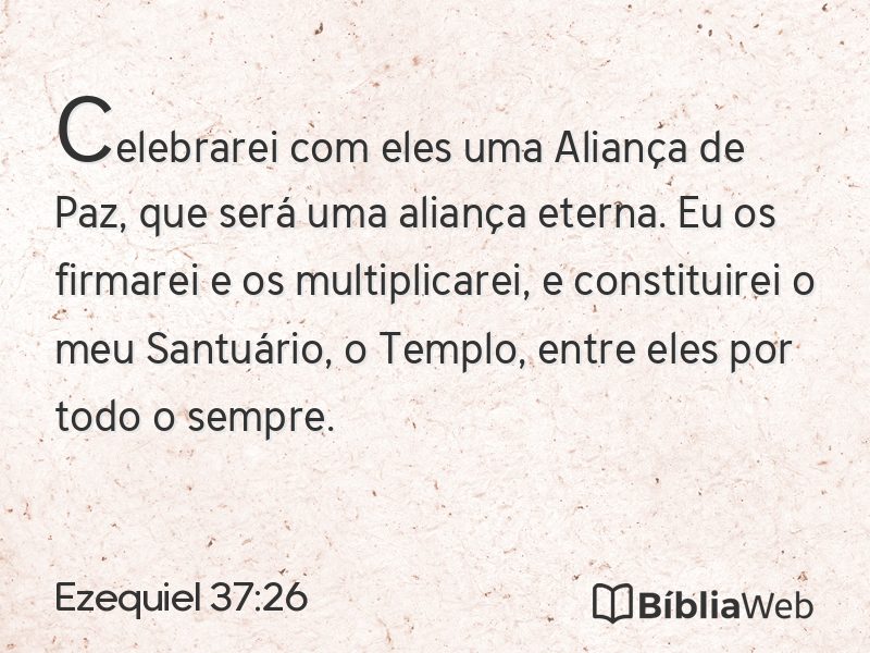 Ezequiel 37:26 em imagem para compartilhar