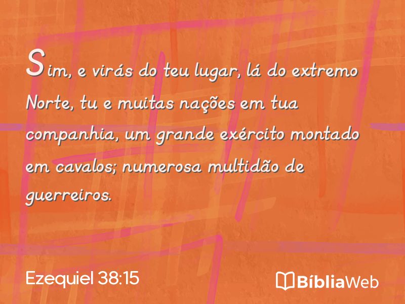 Ezequiel 38:15 em imagem para compartilhar