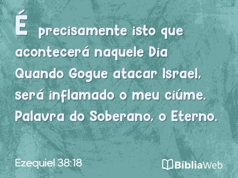 Ezequiel 38:18 em imagem para compartilhar