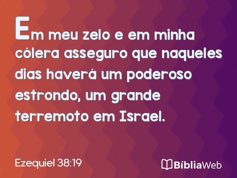 Ezequiel 38:19 em imagem para compartilhar