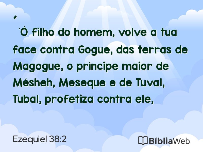 Ezequiel 38:2 em imagem para compartilhar