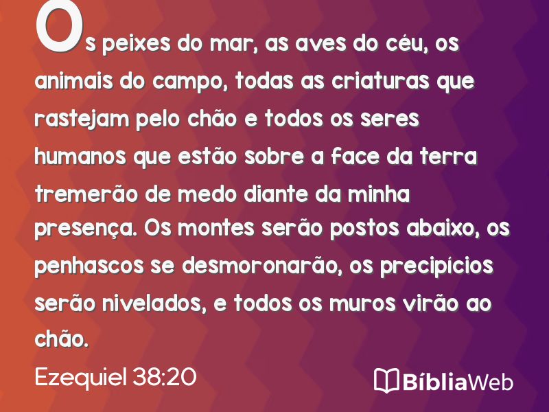 Ezequiel 38:20 em imagem para compartilhar
