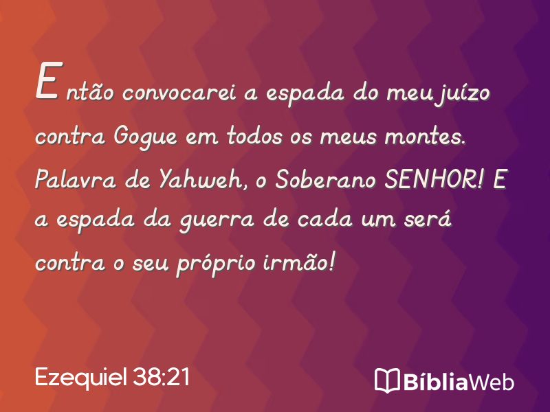 Ezequiel 38:21 em imagem para compartilhar