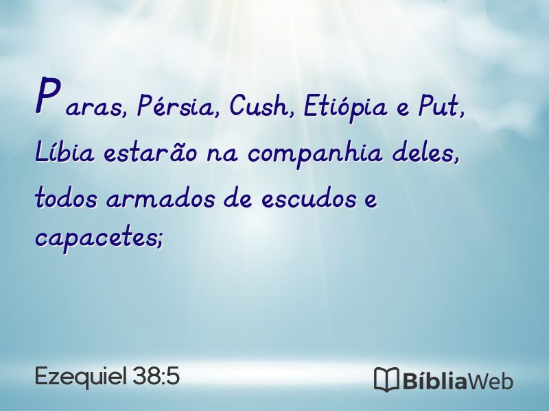 Ezequiel 38:5 em imagem para compartilhar