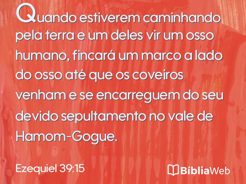 Ezequiel 39:15 em imagem para compartilhar