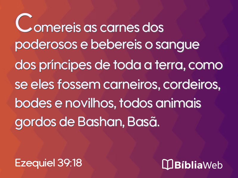 Ezequiel 39:18 em imagem para compartilhar