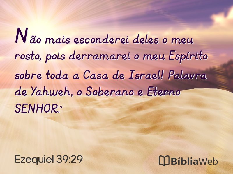 Ezequiel 39:29 em imagem para compartilhar
