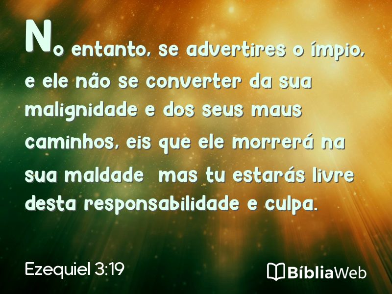 Ezequiel 3:19 em imagem para compartilhar