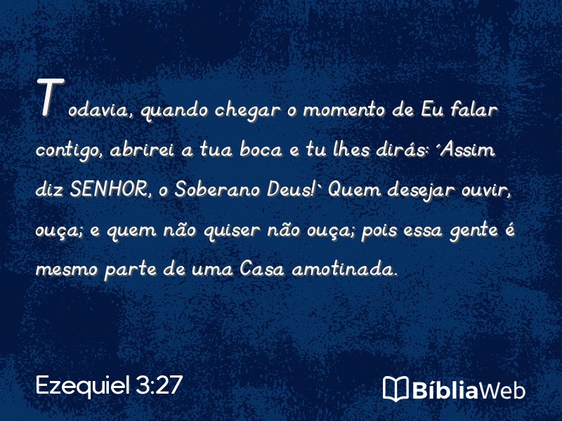 Ezequiel 3:27 em imagem para compartilhar