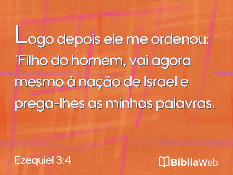 Ezequiel 3:4 em imagem para compartilhar