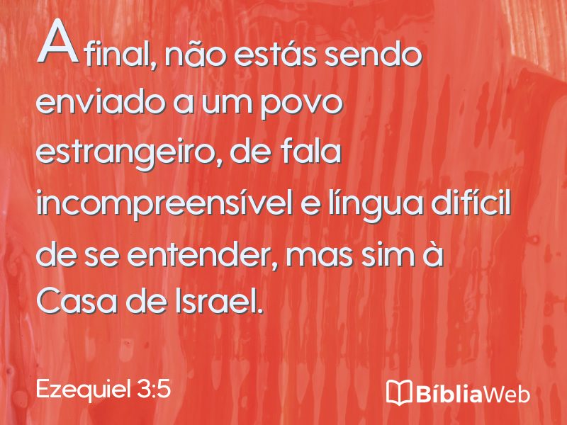 Ezequiel 3:5 em imagem para compartilhar